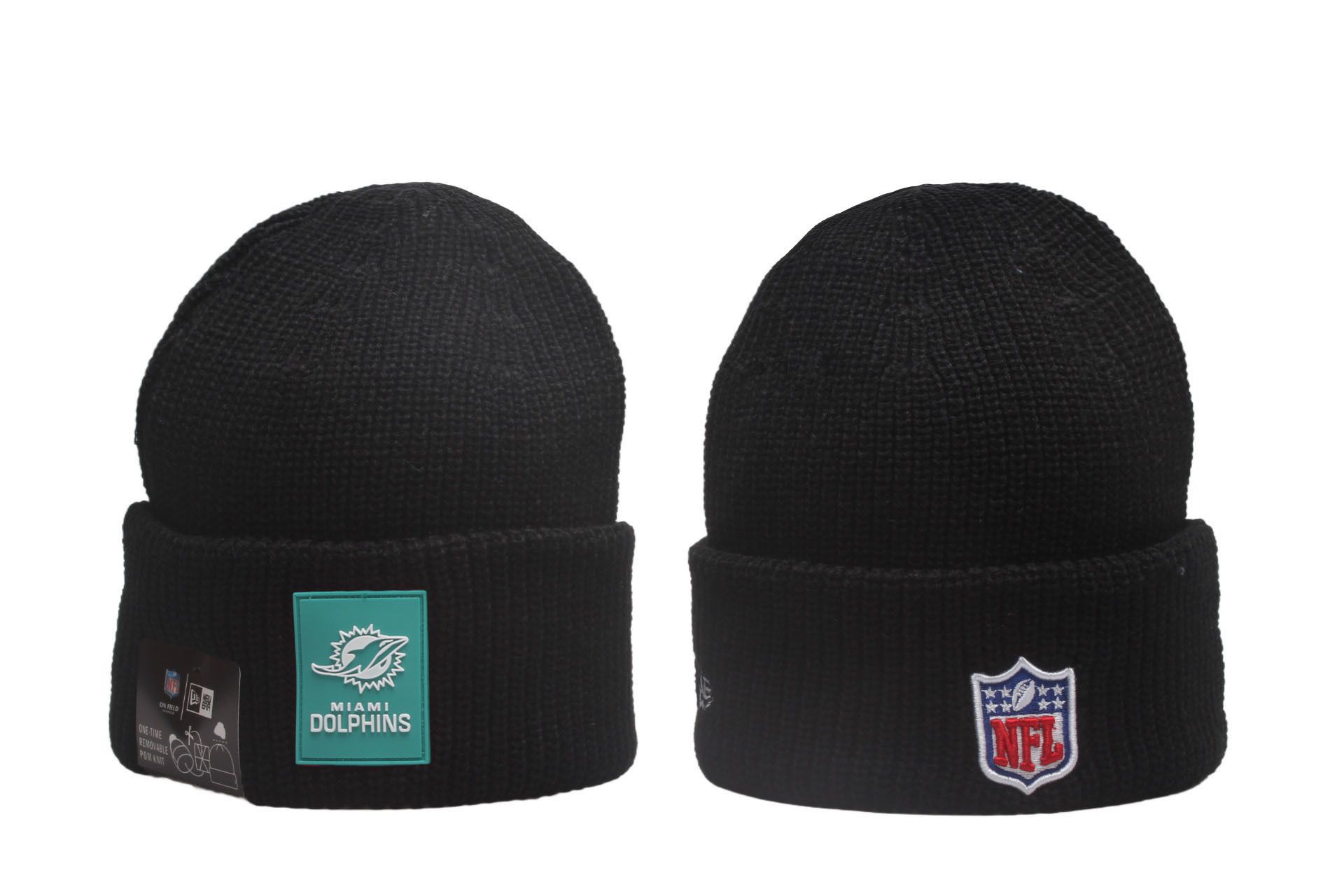 2025 NFL Miami Dolphins Hat beanie style 05->->Sports Caps